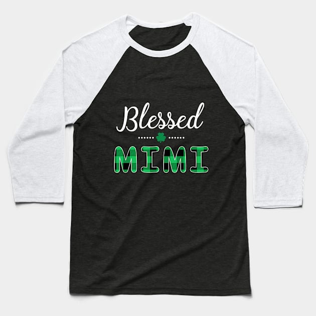 Blessed Mimi St.Patrick_s Day T-shirt Baseball T-Shirt by Elsie